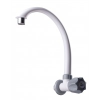 china manufacturer white garden plastic wash basin faucet water hose bib tap for kitchen