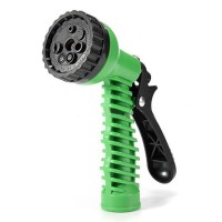 Garden sprayer gun garden hose nozzle 8 way spray pattern - jet, mist, shower, flat, full, center, cone